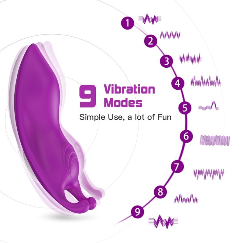 ARMONY - HONEYBEE PANTIES VIBRATING G-SPOT REMOTE CONTROL VIOLET