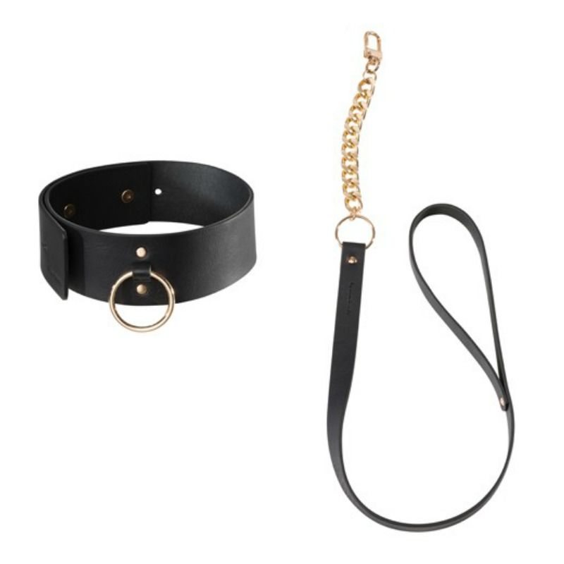 BIJOUX INDISCRETS MAZE - BLACK LEASH NECKLACE