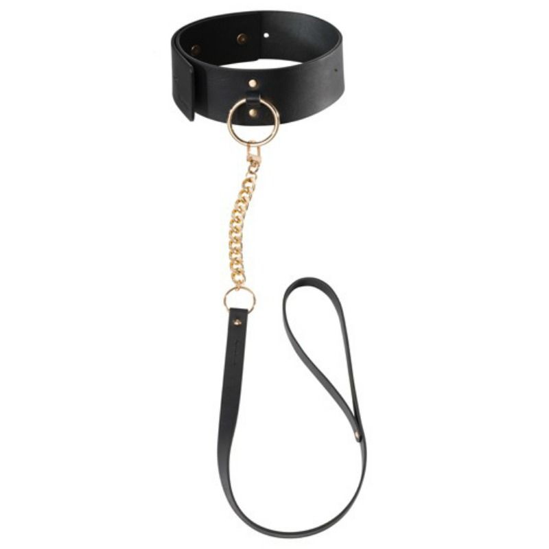 BIJOUX INDISCRETS MAZE - BLACK LEASH NECKLACE