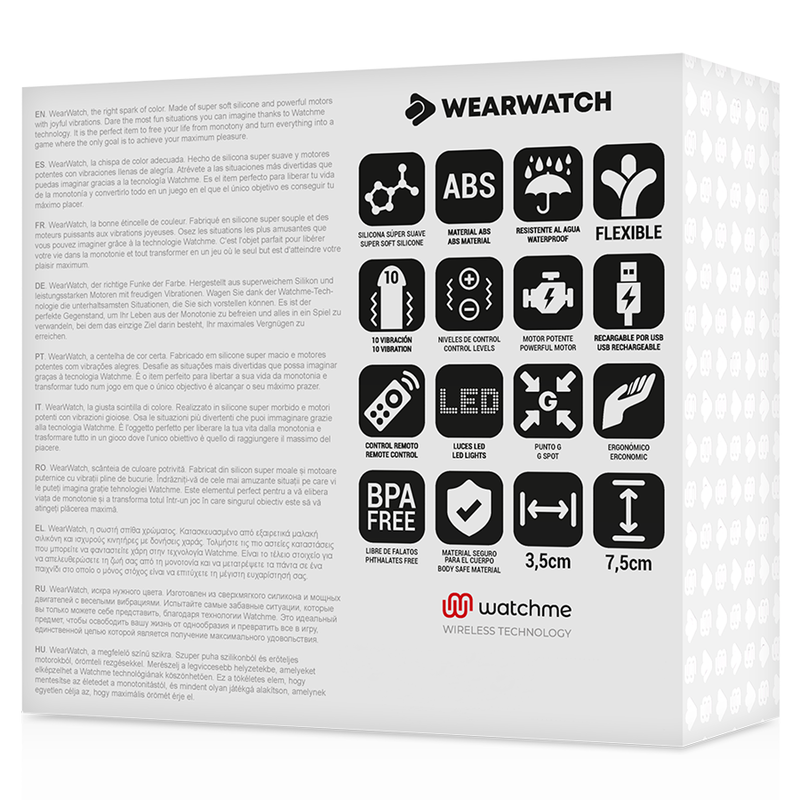 WEARWATCH - WATCHME TECHNOLOGY REMOTE CONTROL EGG MARINE / SNOW