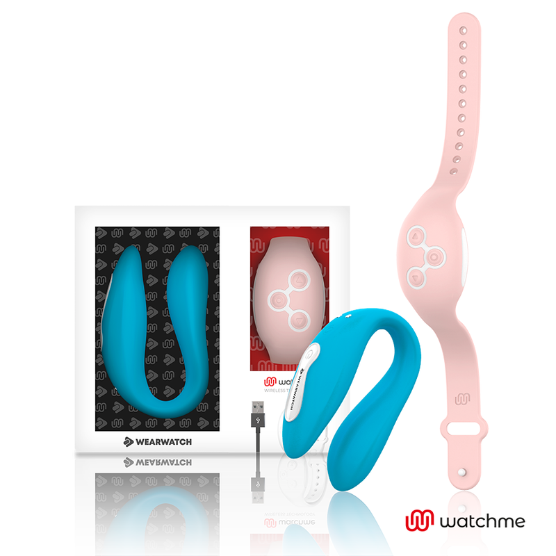 WEARWATCH - DUAL TECHNOLOGY WATCHME VIBRATOR INDIGO / PINK