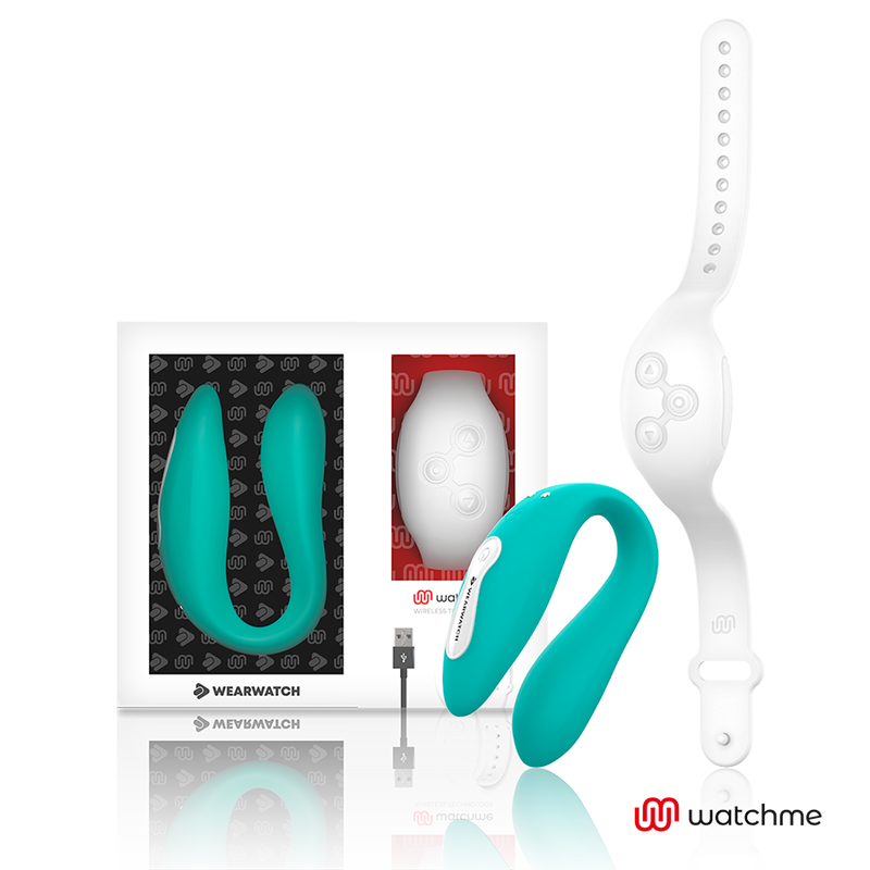 WEARWATCH - DUAL TECHNOLOGY WATCHME AQUAMARINE / SNOW VIBRATOR