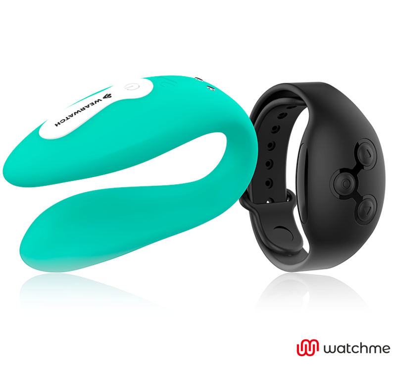 WEARWATCH - DUAL TECHNOLOGY WATCHME VIBRATOR AQUAMARINE / JET